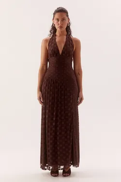 BLYTH DRESS - CHOCOLATE