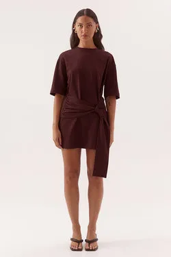 DELANI TEE DRESS - FIG