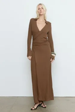 EMILE DRESS - NUTMEG