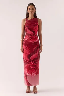 FLORENCE DRESS - RASPBERRY