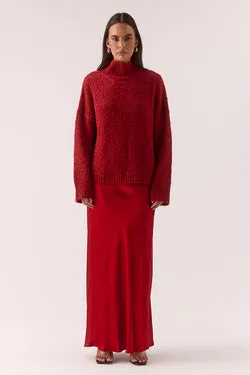 VERSE COMBO KNIT - POPPY