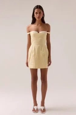 LURE MINI DRESS - LEMONADE