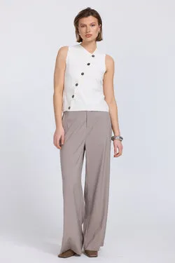 ASTRID KNIT TOP - ALMOND
