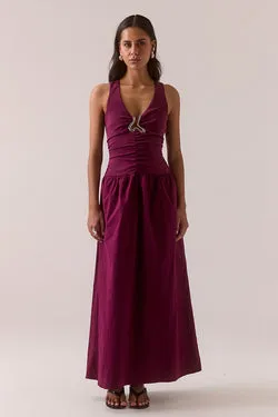 HARI DRESS - PLUM