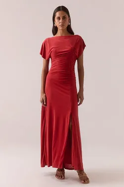 MIRO DRESS - ROUGE