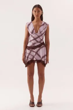 ASHTI MINI DRESS - PLAID