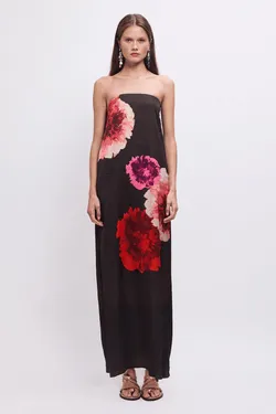 Frida Strapless Bustier Maxi Dress