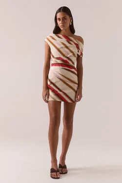 CYRUS MINI DRESS - LATTE