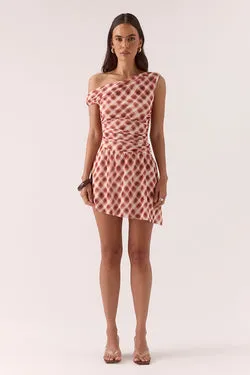 EUPHORIA MINI DRESS - CHECK