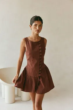 Alfresco Dress - Chocolate