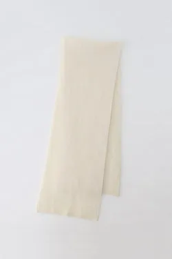 THE FLUFFY CASHMERE SCARF - ECO WHITE