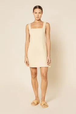BREANNA LINEN MINI DRESS