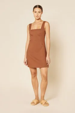 BREANNA LINEN MINI DRESS