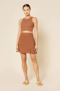 NIMA LINEN MINI SKIRT