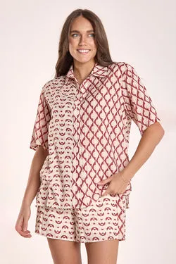 Raya Shirt - Paloma Print