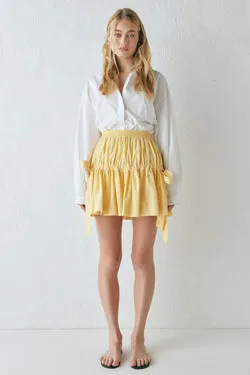 Lily Mini Skirt Yellow