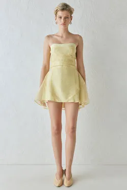 Paloma Mini Dress Lemon