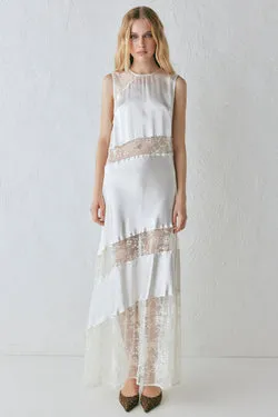 Dorit Lace Maxi Dress White
