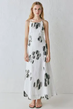 Stef Linen Maxi Dress Flor
