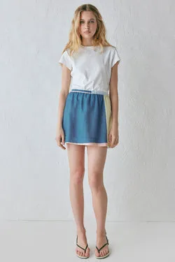 Elka Linen Mini Skirt Sia