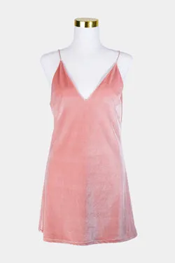 Isabelle Quinn Pink Velvet Dress