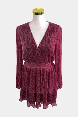 Forever New Burgundy Dress