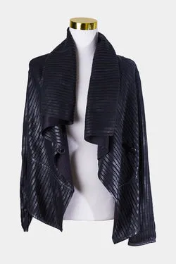 Saks Fifth Avenue Black Leather Jacket