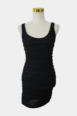 SASS Black Bodycon Mini Dress