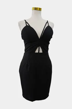 Tiger Mist Blacl Cut Out Mini Dress