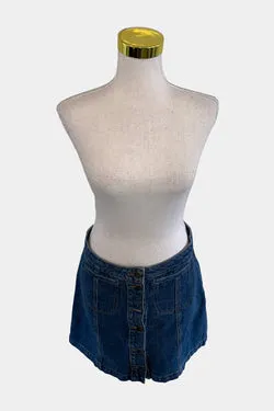 TOPSHOP Blue Skirt