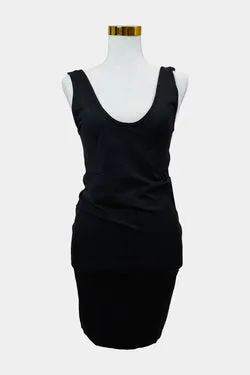 LOUNGE Black Slip Dress