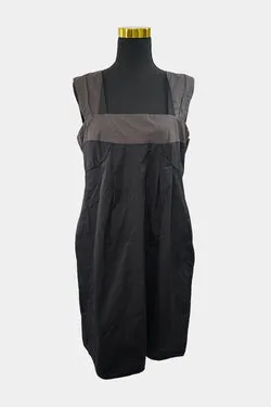 Veronika Maine Black, Brown Mini Dress