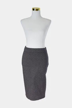 PORTMANS Black Print Pencil Skirt