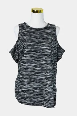 WITCHERY Black and White Pattern Shift Dress