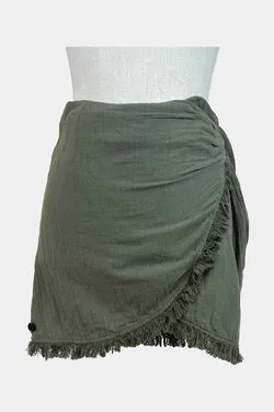 RIPCURL Green Wrap Skirt