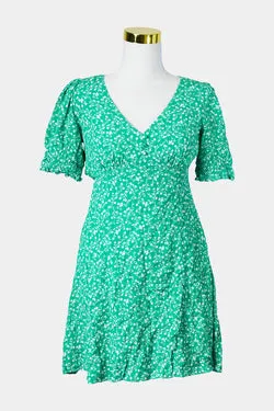 Forever New Green Floral Summer Dress