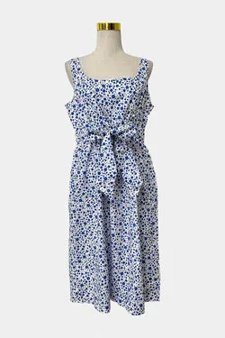 JAG White and Blue Dress