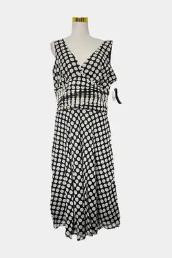 BASQUE Black & Cream Dress