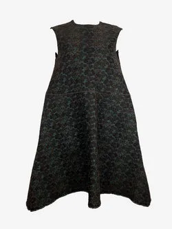 Scanlan Theodore Boxy Embossed Floral Dress Size M