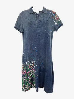 Polo Ralph Lauren Funky Paint Splattered Mini Dress Size S