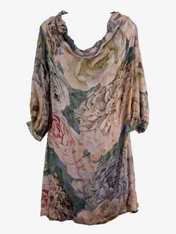 Trelise Cooper Blush Rose Silk Mini Dress Size 8