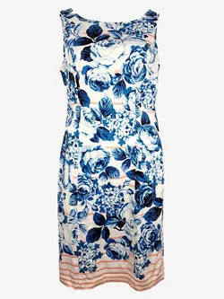Review Blue Rose Spring Midi Dress Size 12