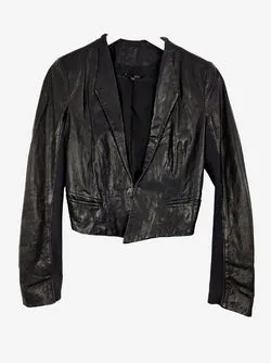 Saba Edgy Deep V Biker Jacket Size 8