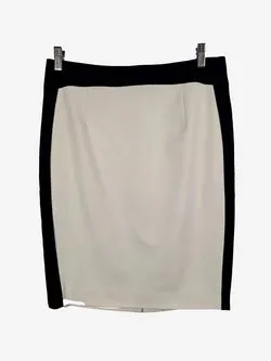 Cue B&W Fitted Pencil Skirt Size 12