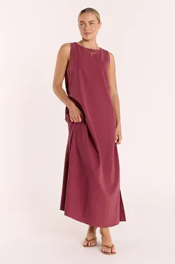 Eleanor Maxi Dress - Wine
