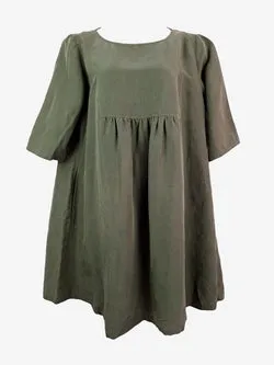 Pekho Forrest Green Shift Dress Size S