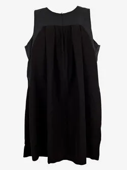 Cue Boxy Panelled Zip Front Dress Size 12