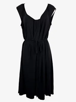 Gerard Darel Front Drape Belted Mini Dress Size 12