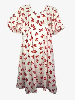 Boho Bird Scarlett Stamped Flowers Dress Size 20