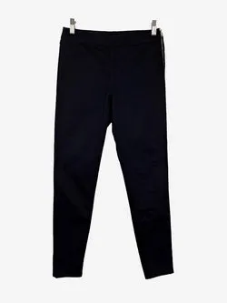Prada Navy Tasteful Tapered Side Zipper Pants Size M